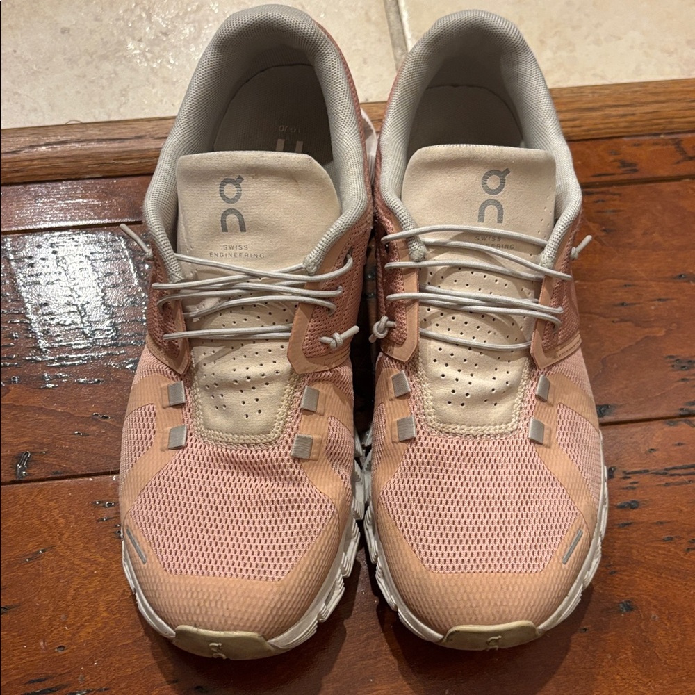 On Cloud 5 Shoes Size 6 Women’s Shell Rose Pink GUC - Picture 8 of 8